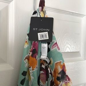 ST. JOHN Silk Scarf Julep Multi